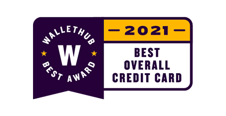 Wallethub Best Award 2021 Best Overall Credit Card