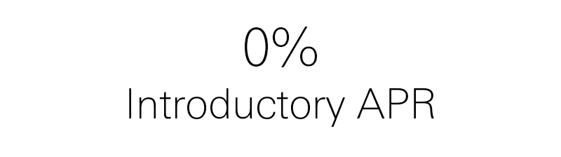 0% Introductory APR