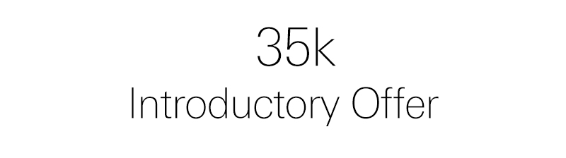 35K introductory offer
