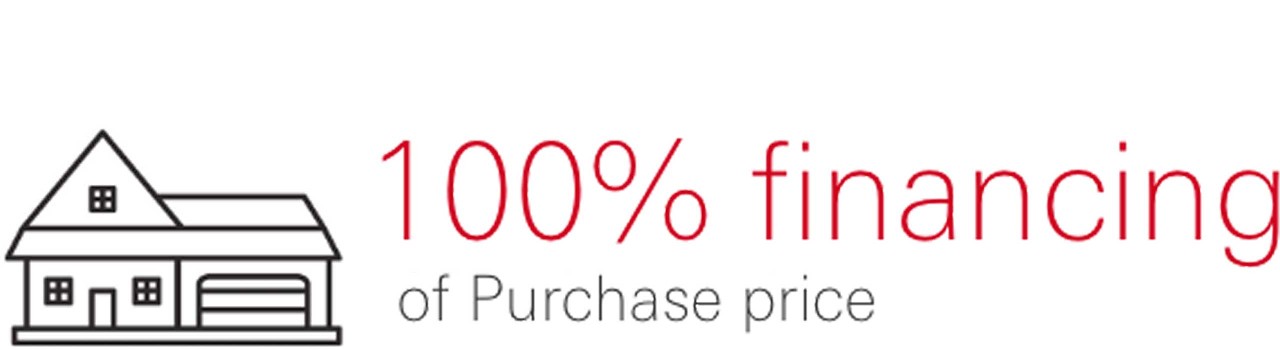 100% financing of purchase price