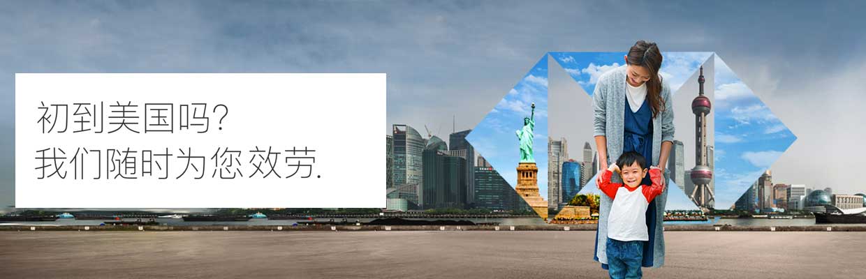 初到美国吗? 我们随时为您效劳。
